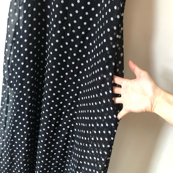 ❤️Polka Dot Black and White Dress Lightweight - Picture 5 of 5